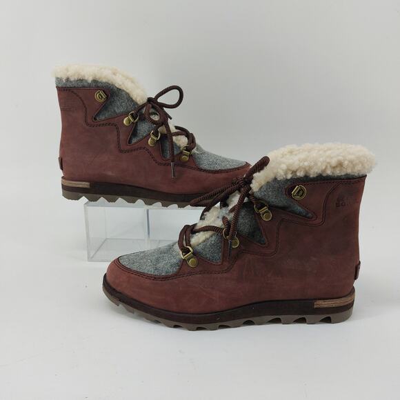 Sorel Womens Sneakchic Alpine Waterproof Booties Boots Size 8M - Picture 3 of 16